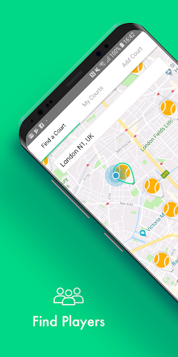 Android application Spin: Tennis Partners, Leagues screenshort