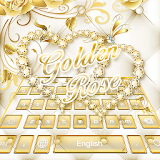Golden Rose Keyboard Theme icon