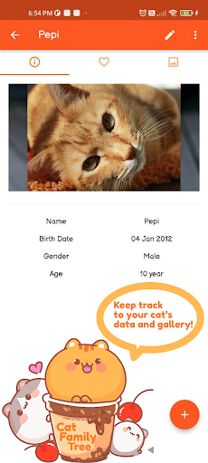 Cat Family Tree Screen 3