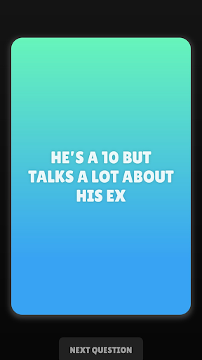 Android application He's a 10 but - Party Game screenshort