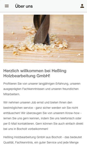 Heßling Holzbearbeitung GmbH Screen 2