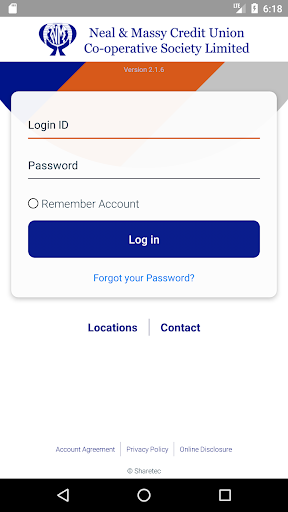 Android application NMCU Mobile Banking screenshort