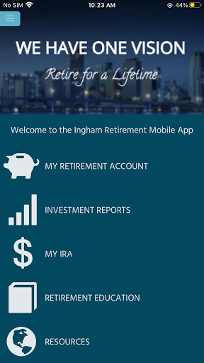 Android application Ingham Retirement Group App screenshort