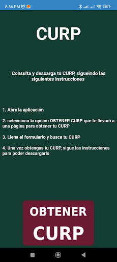 Consultar CURP México Screenshot 1 - AppWisp.com