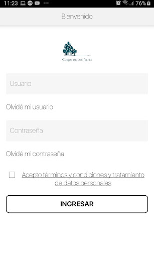 Android application Cerros de los Alpes screenshort