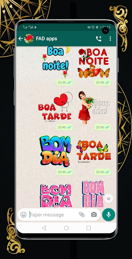 Figurinhas Bom dia Boa tarde Screen 3