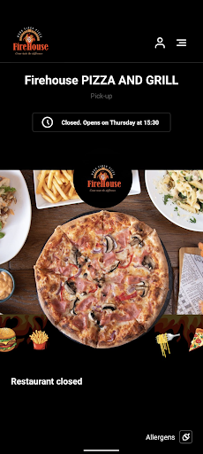 Android application Firehouse PIZZA AND GRILL screenshort