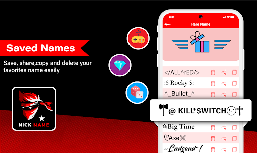 Stylish Nickname Generator App Screen 2