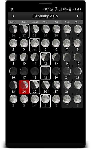 Lunafaqt sun and moon info Screen 2
