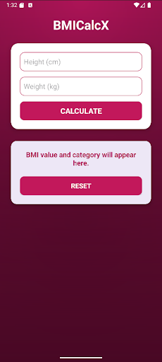 BMICalcX screenshot 1