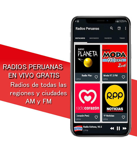 Android application Peruvian Radios Live screenshort