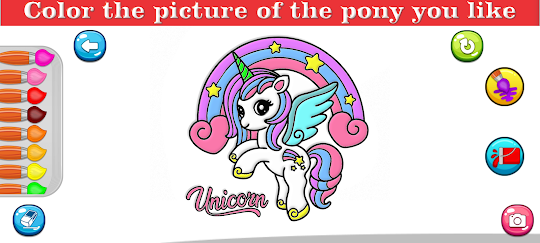 Cute Pony Coloring Pages