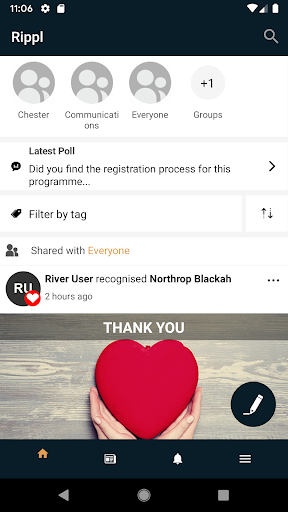 Android application Rippl Demo screenshort
