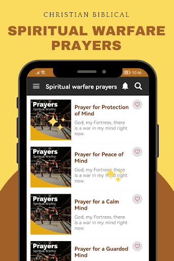 Android application Spiritual Warfare Prayers screenshort