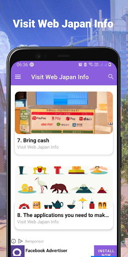 VISIT JAPAN WEB INFO Screen 3
