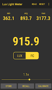 Lux Light Meter Pro MOD APK (Unlocked) 5