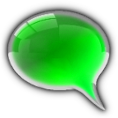 GO SMS Pro Kiwi Glass Theme