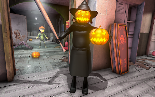 Scary Granny Halloween Mod: Home Escape Neighbor apktram screenshots 5