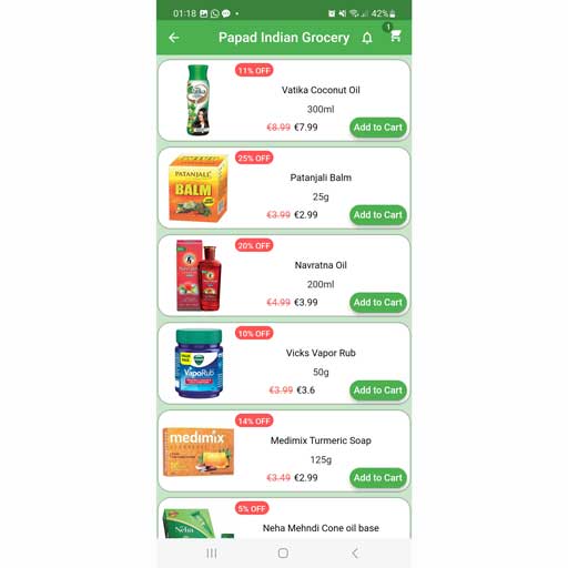 Papad Indian Grocery Screen 2