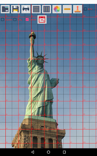 Android application Drawing Grid Maker screenshort