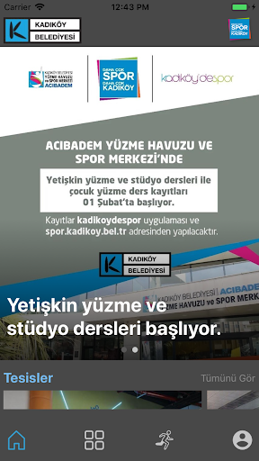 Android application Örnek Belediye screenshort
