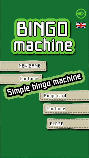 Android application BINGO machine screenshort