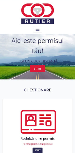 Android application CodRutier screenshort