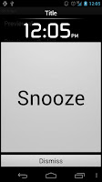 screenshot of Alarm Clock Plus
