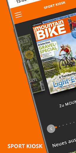 Android application Sport Kiosk screenshort