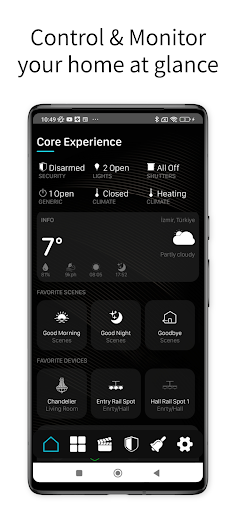 Android application Core Mobile screenshort