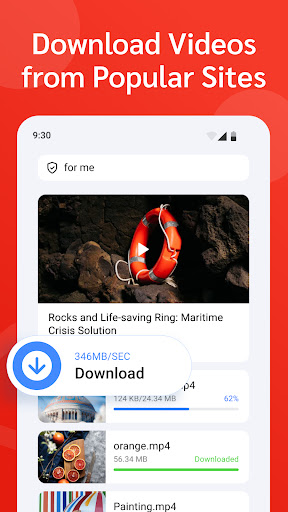 Android application All Video Downloader - Browser screenshort