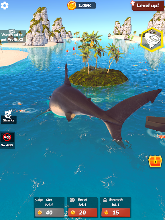 Idle Shark 2-Mega Tycoon Game MOD APK 03