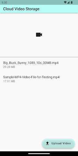 Cloud Video Storage Screen 3
