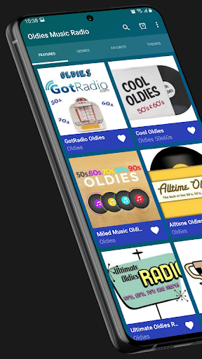 Android application 50s 60s 70s Oldies Music Radio screenshort