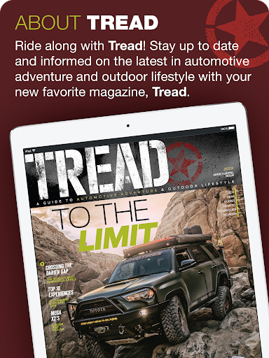 Android application Tread Magazine screenshort