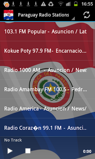 Android application Paraguay Radio Stations screenshort