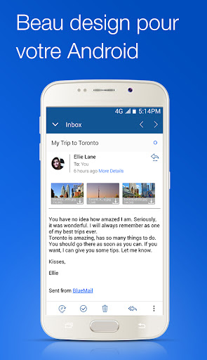 Blue Mail - Email Courriel Screenshot 2