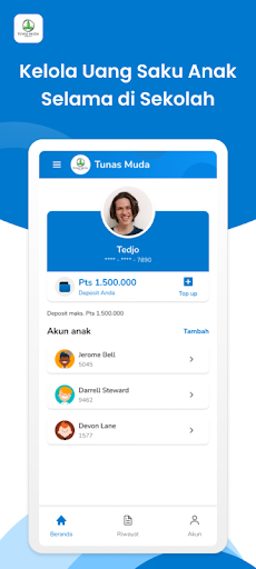Android application Tunas Muda School screenshort