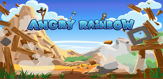 Rainbow Angry : Slingshot