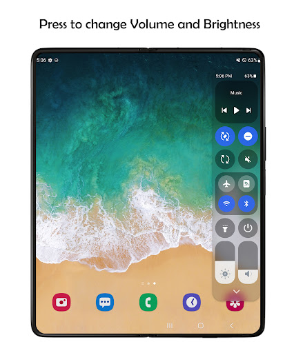 Control Center Z Fold, Tablet Screen 2