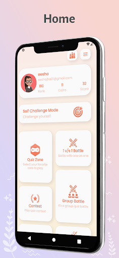 Android application Edu Quiz screenshort