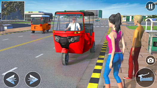 Auto Game Indian Auto Rickshaw  screenshots 1