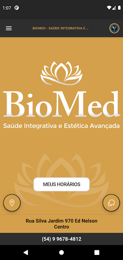 Android application BioMed Carazinho screenshort