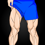 Cover Image of ดาวน์โหลด ท่าออกกำลังกายขา - ท่าบริหารร่างกายส่วนล่างสำหรับผู้ชาย 2.4.3 APK