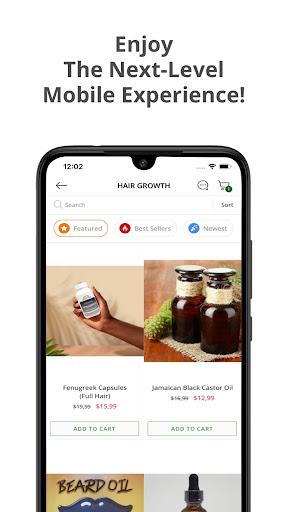BLACK HEALTH SHOP Screen 2