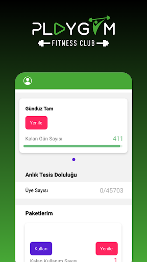 Android application PlayGym screenshort