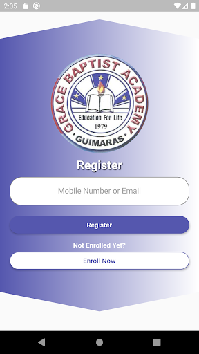 Android application Grace Baptist Academy screenshort