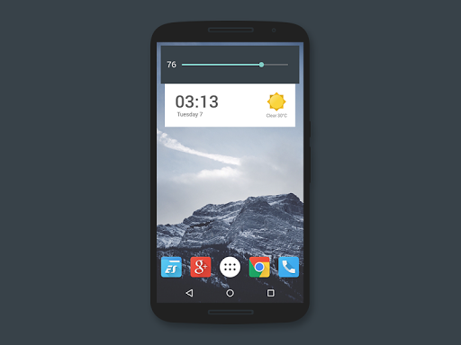 Android application MatZooper - Zooper Widget Skin screenshort
