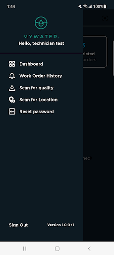 Mywater Technician UAE Screen 3