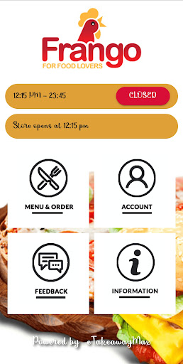 Android application My Frango screenshort